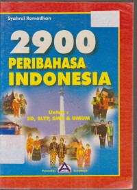 Image of 2900 PERIBAHASA INDONESIA