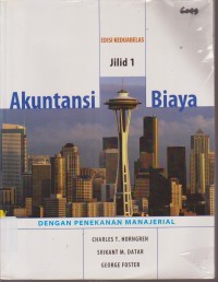 Image of AKUNTANSI BIAYA EDISI KEDUABELAS JILID 1