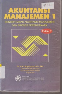 Image of AKUNTANSI MANAJEMEN 1