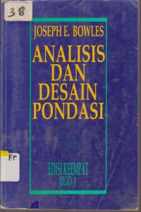 Image of ANALISIS DAN DESAIN PONDASI EDISI KEEMPAT JILID 1