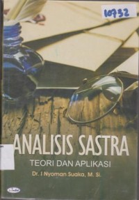 Image of ANALISIS SASTRA TEORI DAN APLIKASI