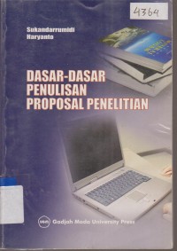 Image of DASAR-DASAR PENULISAN PROPOSAL PENELITIAN