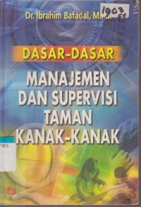 Image of DASAR-DASAR MANAJEMEN DAN SUPERVISI TAMAN KANAK-KANAK