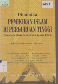 Image of DINAMIKA PEMIKIRAN ISLAM DI PERGURUAN TINGGI