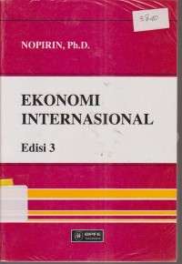 Image of EKONOMI INTERNASIONAL EDISI 3