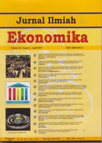 Image of JURNAL ILMIAH EKONOMIKA VOLUME XI NOMOR 1 APRIL 2015