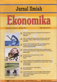 Image of JURNAL ILMIAH EKONOMIKA VOL. III NO 2 OKT 11