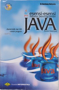 Image of ESENSI ESENSI BAHASA PEMROGRAMAN JAVA REVISI KEEMPAT