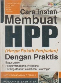 Image of CARA INSTAN MEMBUAT HPP (HPP) DENGAN PRAKTIS