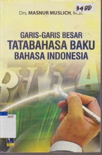 Image of GARIS - GARIS BESAR TATABAHASA BAKU BAHASA INDONESIA