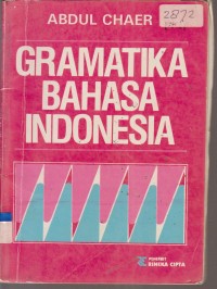 Image of GRAMATIKA BAHASA INDONESIA