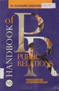 Image of HANDBOOK OF PUBLIC RELATIONS PENGANTAR KOMPRHENSIF