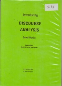 Image of INTRODUCING DISCOURSE ANALYSIS