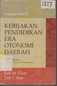 Image of KEBIJAKAN PENDIDIKAN ERA OTONOMI DAERAH