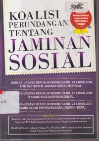 Image of KOALISI PERUNDANGAN TENTANG JAMINAN SOSIAL