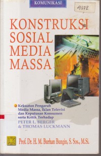Image of KONSTRUKSI SOSIAL MEDIA MASSA