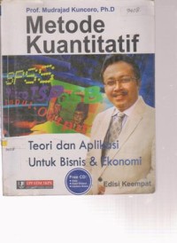Image of METODE KUANTITATIF TEORI DAN APLIKASI UNTUK BISNIS & EKONOMI