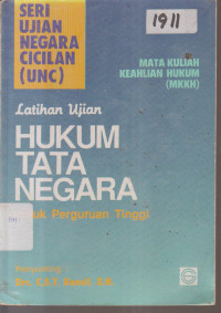 Image of LATIHAN UJIAN HUKUM TATA NEGARA UNTUK PERGURUAN TINGGI