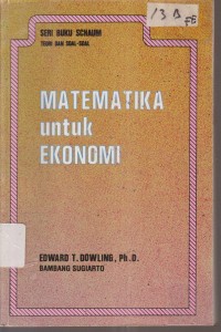 Image of MATEMATIKA UNTUK EKONOMI