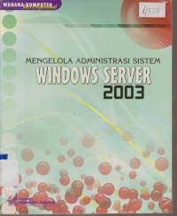 Image of MENGELOLA ADMINISTRASI SISTEM WINDOWS SERVER 2003