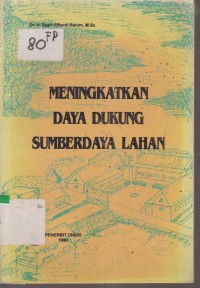 Image of MENINGKATKAN DAYA DUKUNG SUMBERDAYA LAHAN