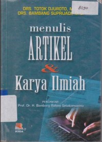Image of MENULIS ARTIKEL & KARYA ILMIAH