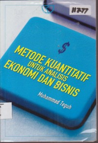 Image of METODE KUANTITATIF UNTUK ANALISIS EKONOMI DAN BISNIS