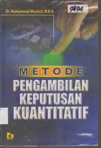 Image of METODE PENGAMBILAN KEPUTUSAN KUANTITATIF