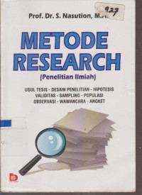 Image of METODE RESEARCH
