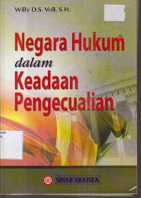 Image of NEGARA HUKUM DALAM KEADAAN PENGECUALIAN