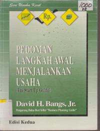 Image of PEDOMAN LANGKAH AWAL MENJALANKAN USAHA
