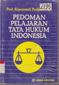 Image of PEDOMAN PELAJARAN TAT HUKUM INDONESIA
