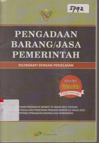 Image of PENGADAAN BARANG DAN JASA PEMERINTAH