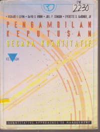 Image of PENGAMBILAN KEPUTUSAN SECARA KUANTITATIF
