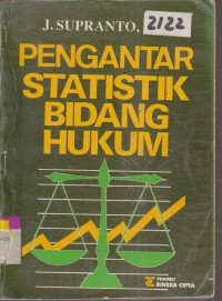 Image of PENGANTAR STATISTIK BIDANG HUKUM