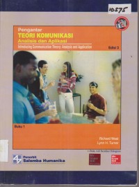 Image of PENGANTAR TEORI KOMUNIKASI ANALISA DAN APLIKASI BUKU 1