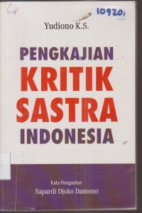 Image of PENGKAJIAN KRITIK SASTRA INDONESIA