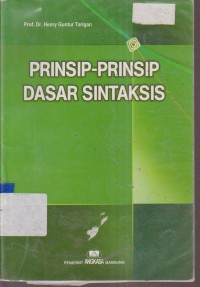Image of PRINSIP PRINSIP DASAR SINTAKSIS