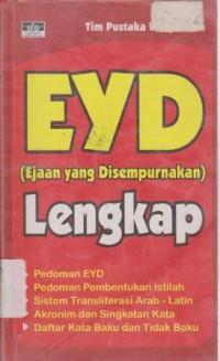 Image of EYD (EJAAN YANG DISEMPURNAKAN) LENGKAP