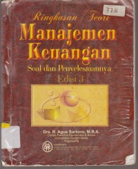 Image of RINGKASAN TEORI MANAJEMEN KEUANGAN SOAL DAN PENYELESAIANNYA EDISI 3