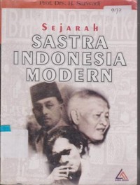 Image of SEJARAH SASTRA INDONESIA MODERN