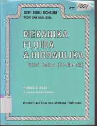 Image of SERI BUKU SCHAUM TEORI DAN SOAL SOAL MEKANIKA FLUUIDA DAN HIDRAULIKA
