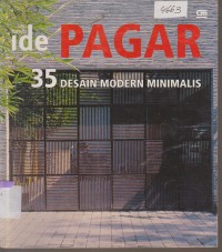 Image of PAGAR 35 DESAIN MODERN MINIMALIS