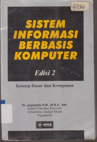 Image of SISTEM INFORMASI BERBASIS KOMPUTER EDISI 2