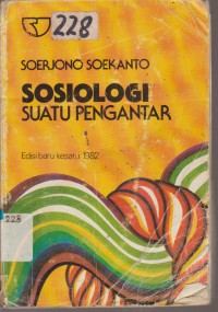Image of SOSIOLOGI SUATU PENGANTAR