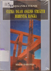 Image of STATIKA DALAM ANALISIS STRUKTUR BERBENTUK RANGKA