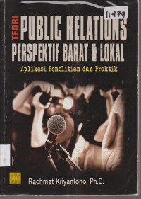 Image of TEORI PUBLIC RELATOINS PRSPEKTIF BARAT & LOKAL APLIKASI PENELITIAN DAN PRAKTIK