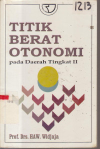 Image of TITIK BERAT OTONOMI PADA DAERAH TINGKAT II
