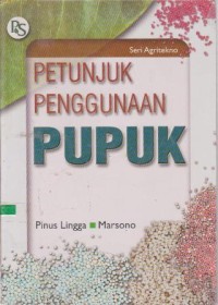 Image of PETUNJUK PENGGUNAAN PUPUK