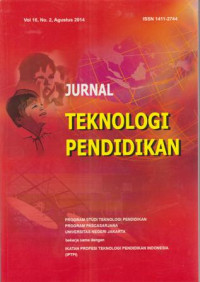 Image of JURNAL TEKNOLOGI PENDIDIKAN VOL 16 NO 2 AGU 14